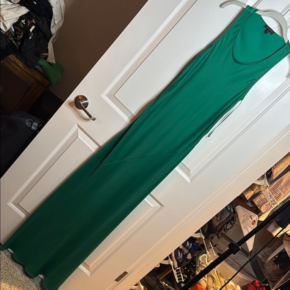 EUC RAG AND BONE Daisy Elegant Green Sleeveless bias cut Dress size 6 - Picture 1 of 9